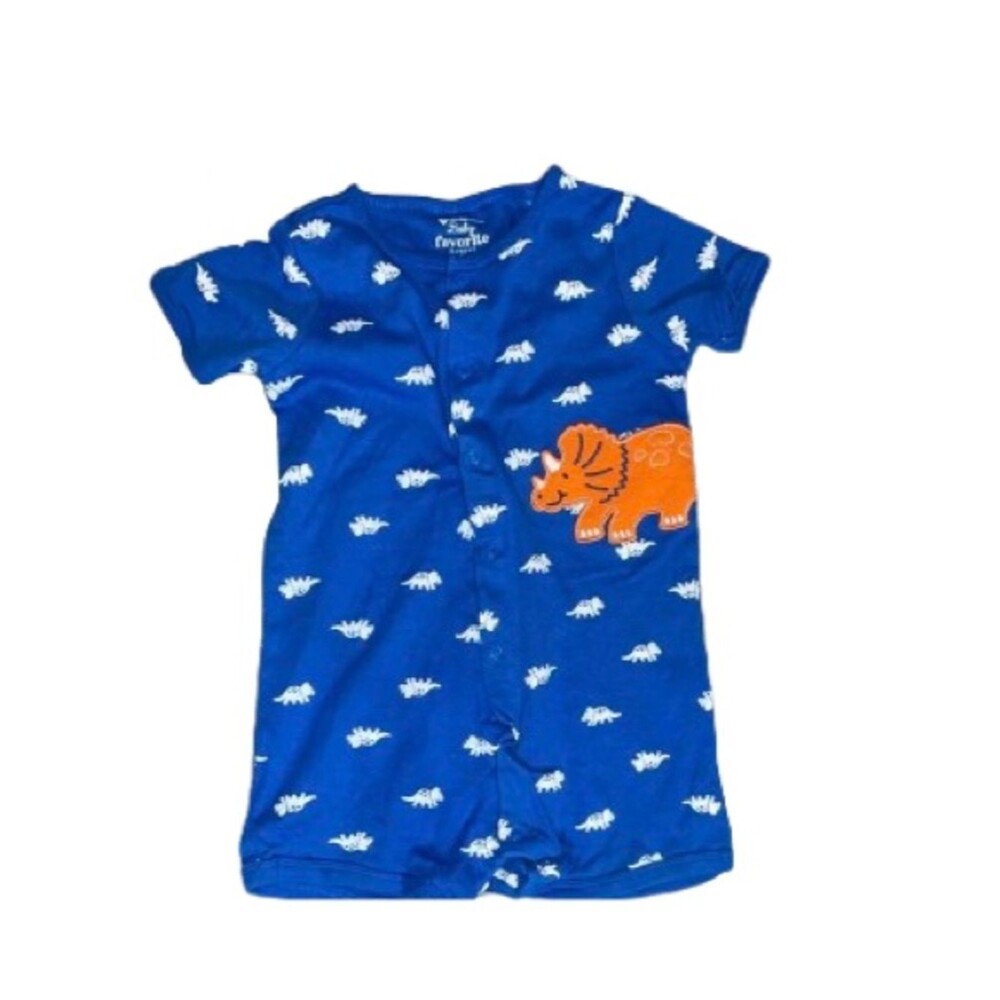 Members Mark Blue Baby Favorite   Romper Size 24 Month